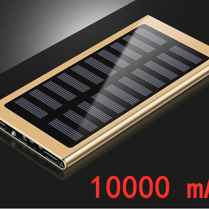 Ultra-thin metal solar power bank