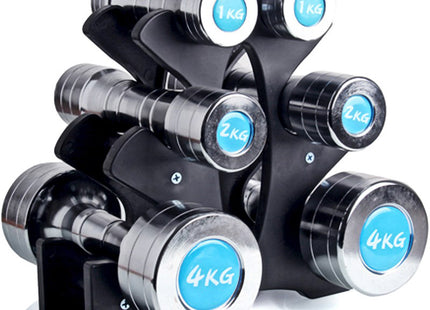 Fitness dumbbell rack