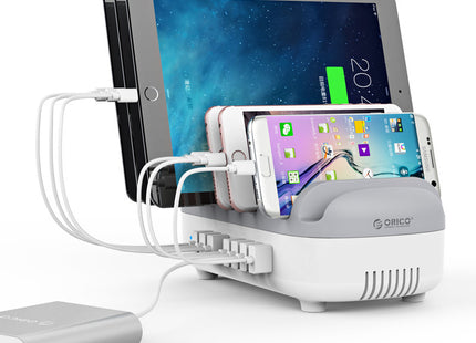 10-port USB charger bus