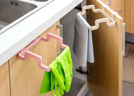 Eco-Friendly Kitchen Door Back Hanging Style Cabinet Stand Trash Garbage Bags Support Holder