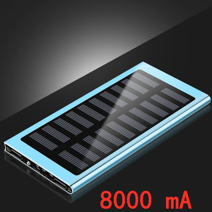 Ultra-thin metal solar power bank