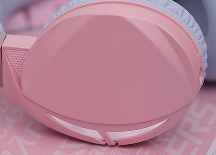 Pink version of noise-canceling headphones