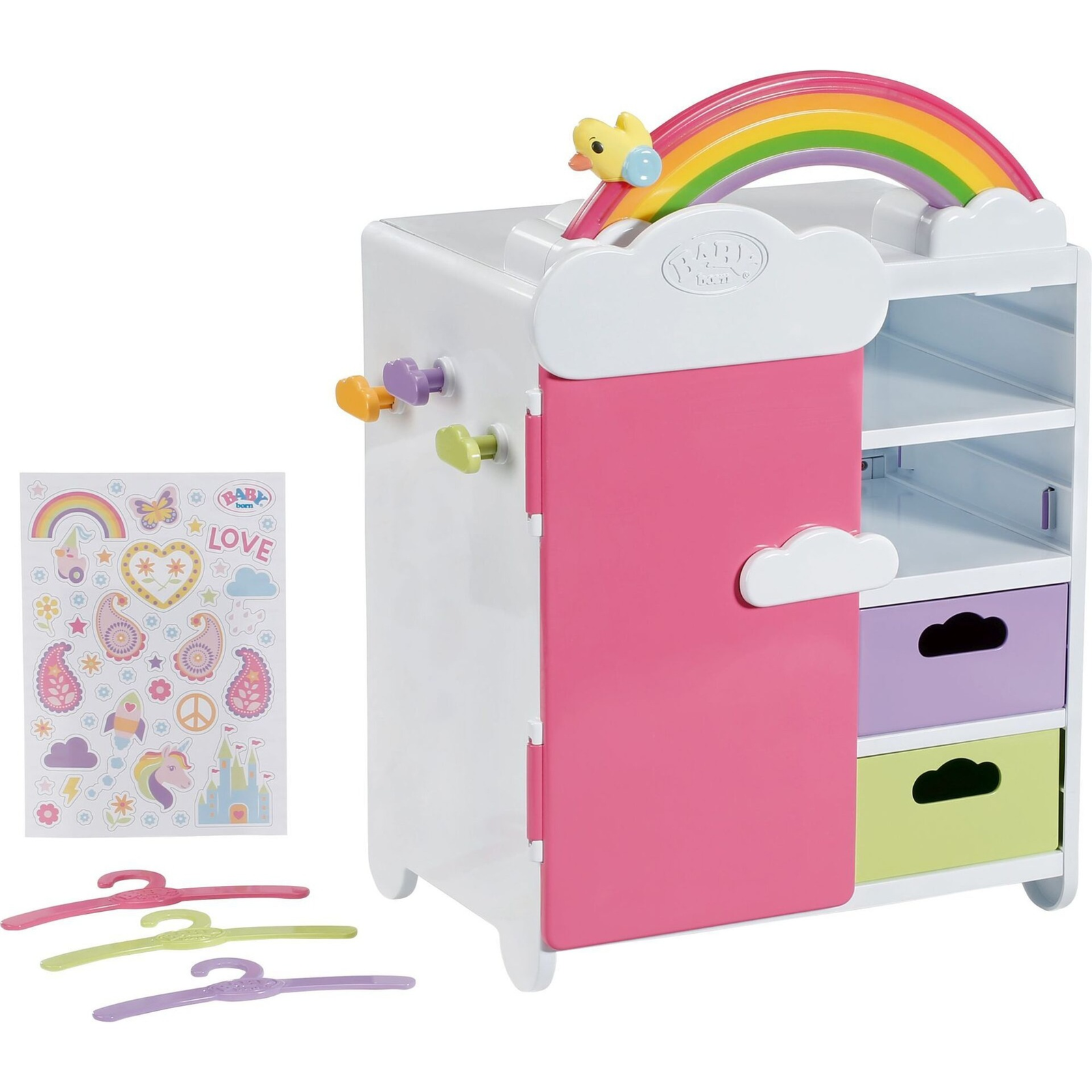 BABY born Rainbow Wardrobe skriňa pre bábiku (836040)-0