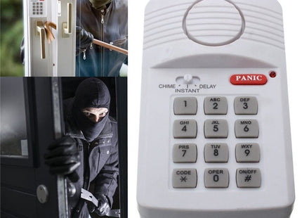 High Quality Security Keypad Door Alarm System With Panic Button For Home Shed Garage Caravan Hot Sale