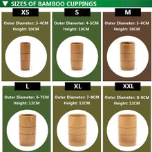 Carbonized bamboo bamboo tube cupping cupping