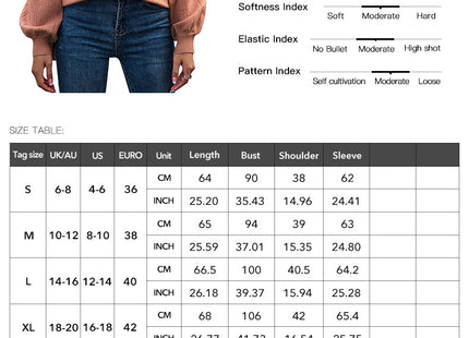 Temperament Leisure Long Sleeve V-neck Sweater
