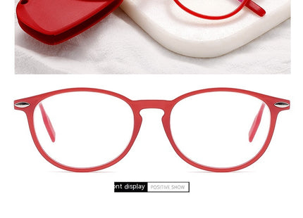HD Flat Reading TR90 Screw-free Collapsible Presbyopic Glasses