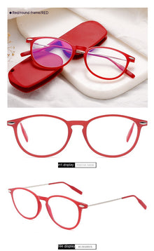 HD Flat Reading TR90 Screw-free Collapsible Presbyopic Glasses