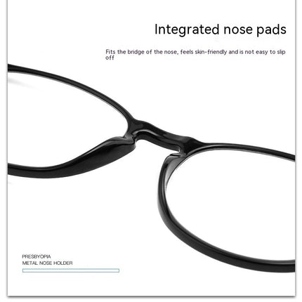 HD Flat Reading TR90 Screw-free Collapsible Presbyopic Glasses