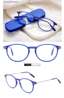 HD Flat Reading TR90 Screw-free Collapsible Presbyopic Glasses