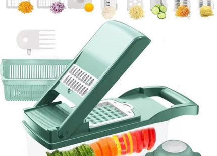 12 In 1 Manual Vegetable Chopper Kitchen Gadgets Food Chopper Onion Cutter Vegetable Slicer
