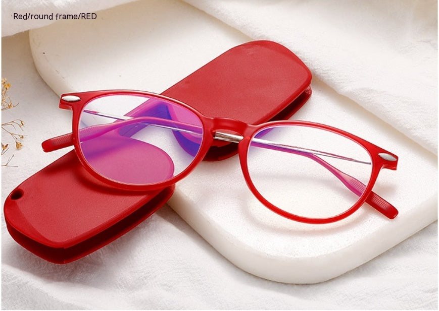 HD Flat Reading TR90 Screw-free Collapsible Presbyopic Glasses