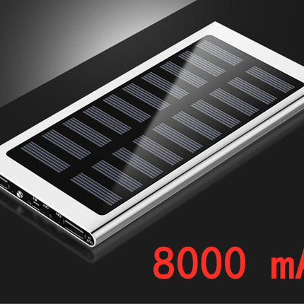 Ultra-thin metal solar power bank