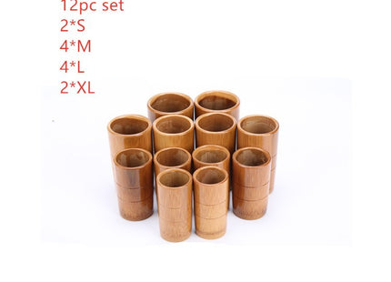 Carbonized bamboo bamboo tube cupping cupping