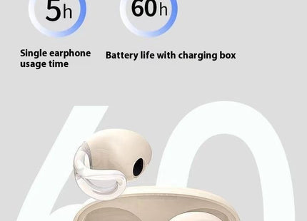 New Bluetooth Headset Clip-on Noise Reduction High Sound Quality Ultra-long Life Battery