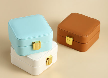 Pumpkin Color Mini Portable Jewelry Storage Box