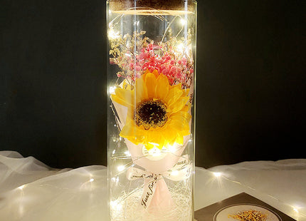 Sunflower Gypsophila Bouquet Valentines Day Gift