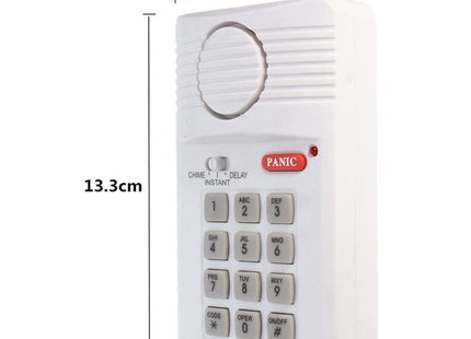 High Quality Security Keypad Door Alarm System With Panic Button For Home Shed Garage Caravan Hot Sale