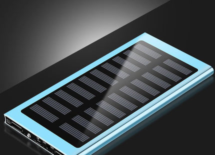 Ultra-thin metal solar power bank