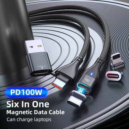 PD 100W Fast Charging Magnetic Data Cable 5A