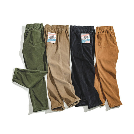Straight Tube Wide Leg Loose Casual Trousers For Men