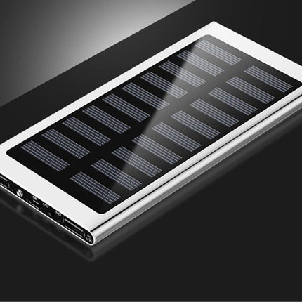 Ultra-thin metal solar power bank