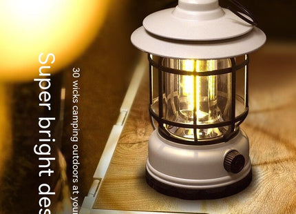 Outdoor Camping Lantern Retro Multi-functional Warm Light