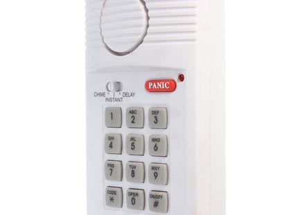 High Quality Security Keypad Door Alarm System With Panic Button For Home Shed Garage Caravan Hot Sale