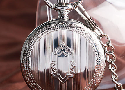 Shield Automatic Mechanical Pocket Watch Gifts For Men And Women