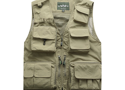 Multi-pocket fishing vest