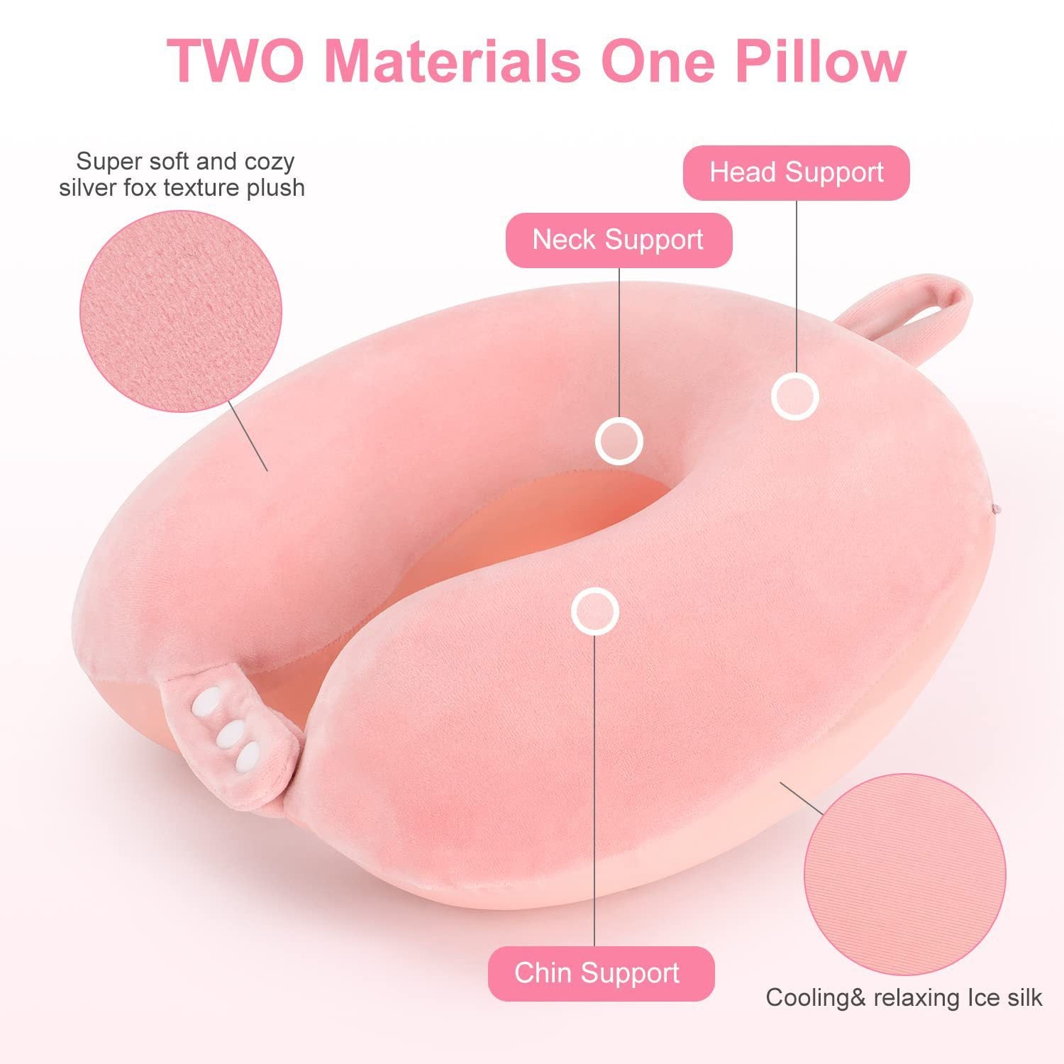 U Shaped Pillow Travel Neck Pillow Memory Foam