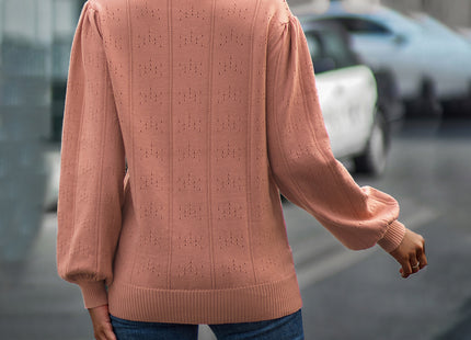 Temperament Leisure Long Sleeve V-neck Sweater