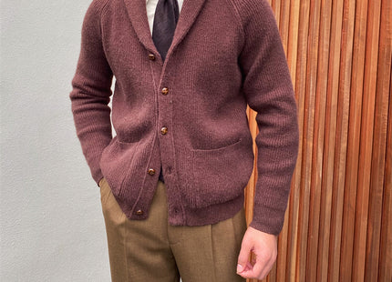 Thick Vintage Knitted Cardigan For Men Retro