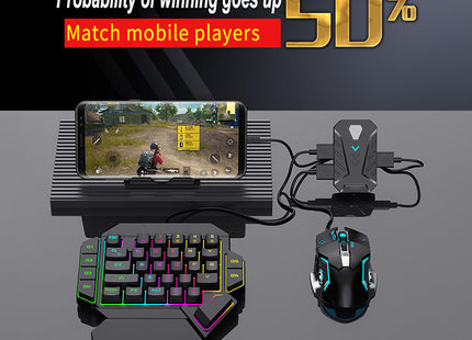 One-handed Gaming Keyboard And Mouse Set