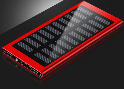 Ultra-thin metal solar power bank