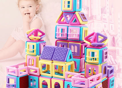 Magnetic building block toys