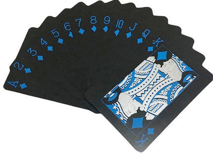 Waterproof Black Plastic Poker Board Game Card PVC Magic Playing Card Solitaire