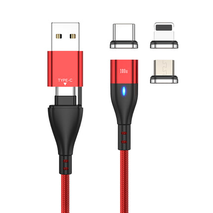 PD 100W Fast Charging Magnetic Data Cable 5A