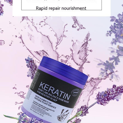 Lavender Non-Steamed Hair Care Nutrition Hair Mask Multi-Effect Repair Manic Soft Hair Treatment Ointment