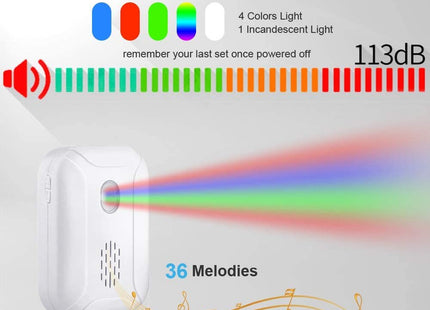 Wireless Door Sensor Chime 280M Range Door