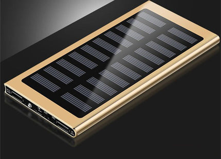 Ultra-thin metal solar power bank