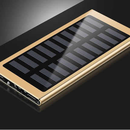 Ultra-thin metal solar power bank