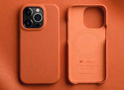 Genuine Leather Magnetic Phone Case