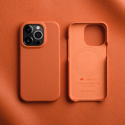 Genuine Leather Magnetic Phone Case