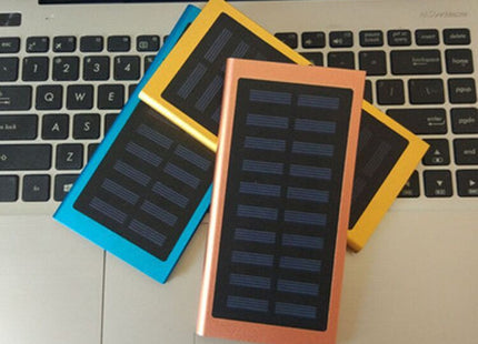 Ultra-thin metal solar power bank
