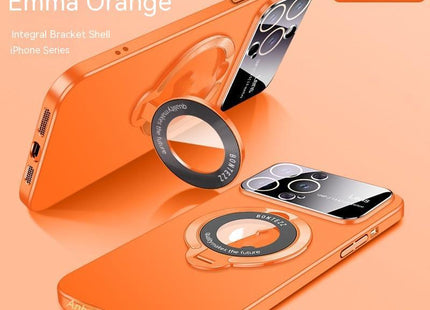 Large Window Magnetic Invisible Bracket Phone Case