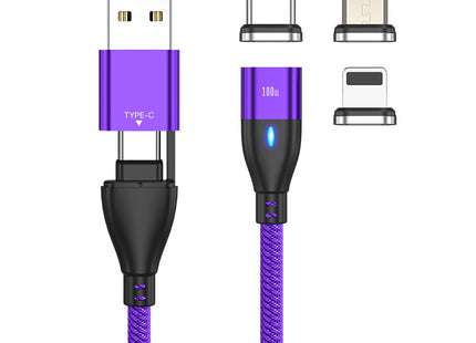 PD 100W Fast Charging Magnetic Data Cable 5A