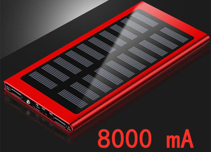 Ultra-thin metal solar power bank