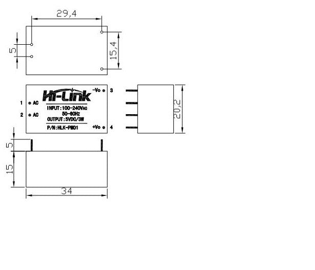 AC-DC Power Module Smart Home Switching Power Supply