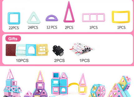Magnetic building block toys